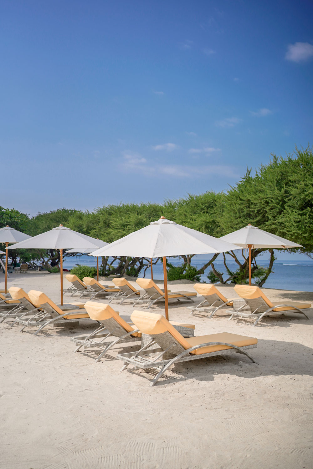 La spiaggia del Pearl Sunset Resort a Gili Trawangan